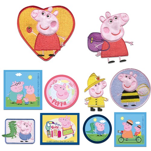 Aufnäher bügelbild peppa - bügelbild,