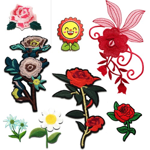 Aufnäher bügelbild blume - aufnäher,