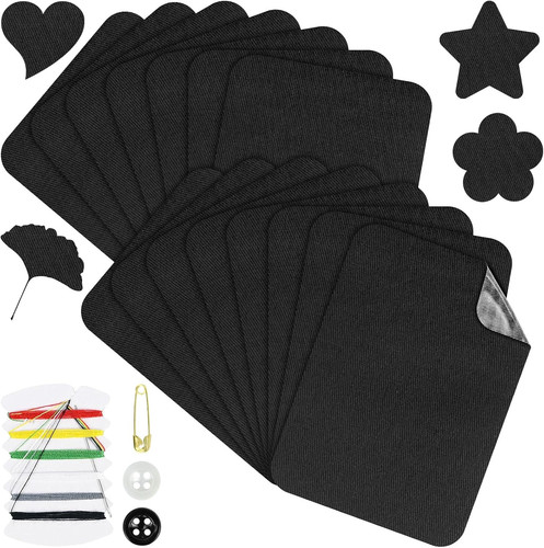 Bügelflicken schwarz - bügelflicken, 15