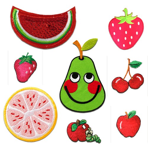 Aufnäher bügelbild frucht - bügelbild,
