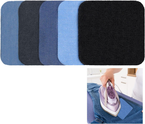 Bügelflicken jeans set - bügelflicken,