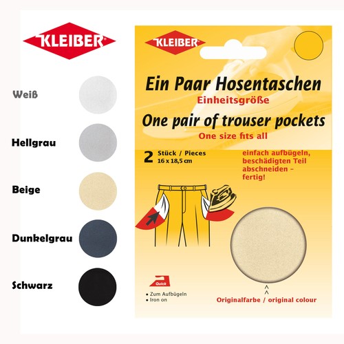Hosentaschen zum aufbügeln - hosentaschen,
