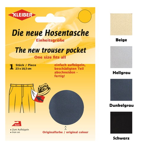 Hosentasche zum aufbügeln - zum,